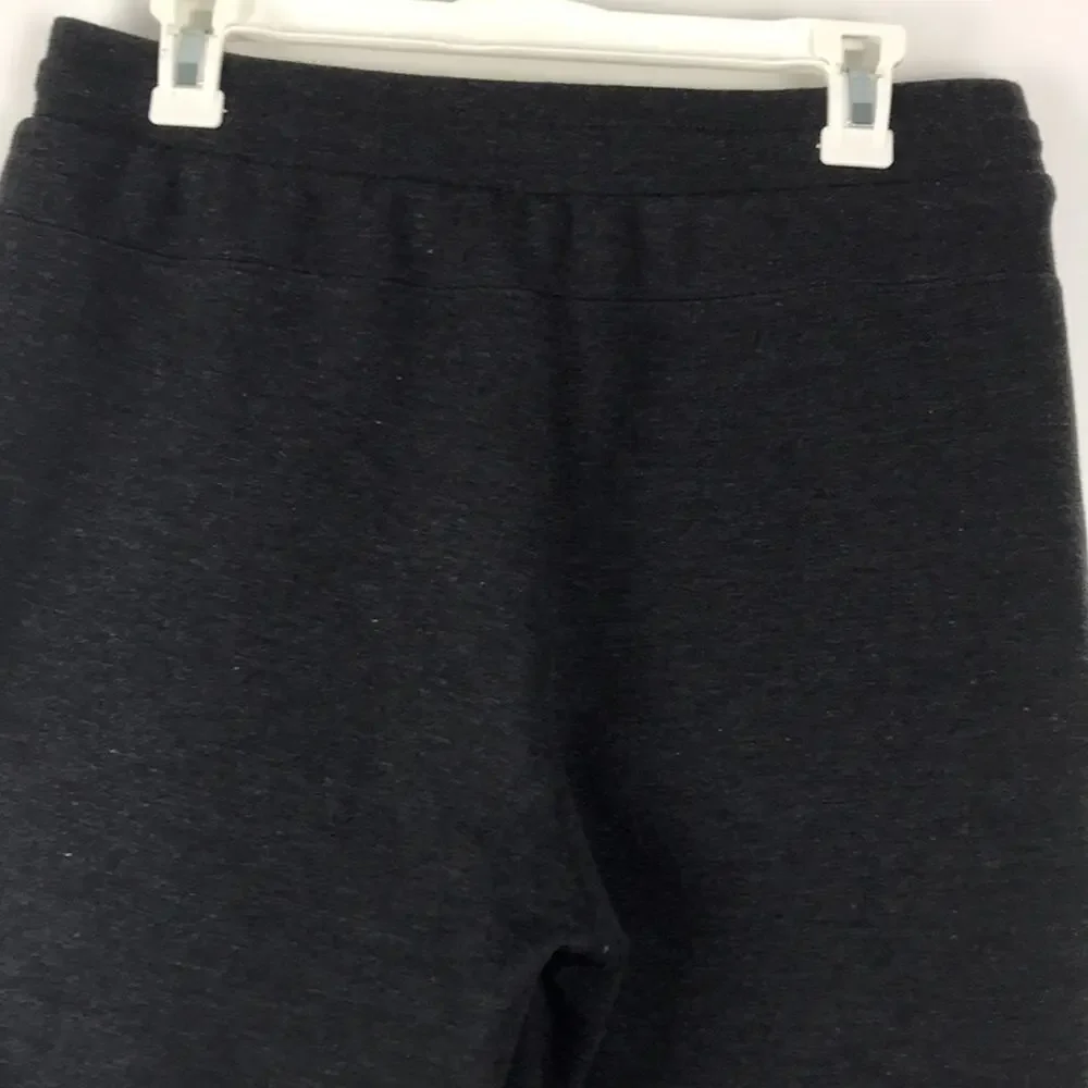 FILA Sport Sweat Shorts Dark Gray Drawstring Waist Zip Pocket Size Small